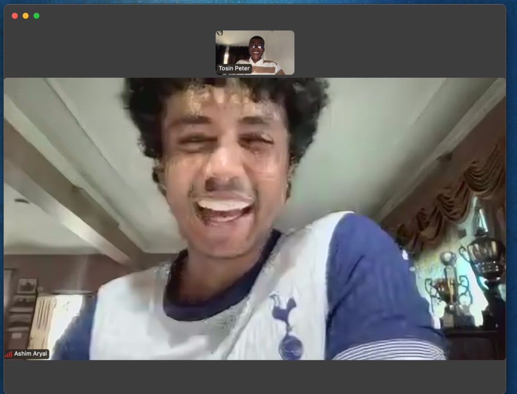 Call with Ashim Aryal