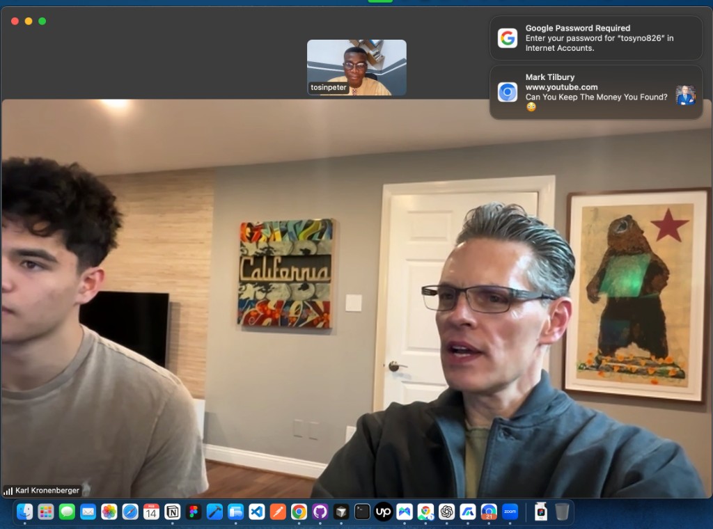 Call with Karl Kronenberger