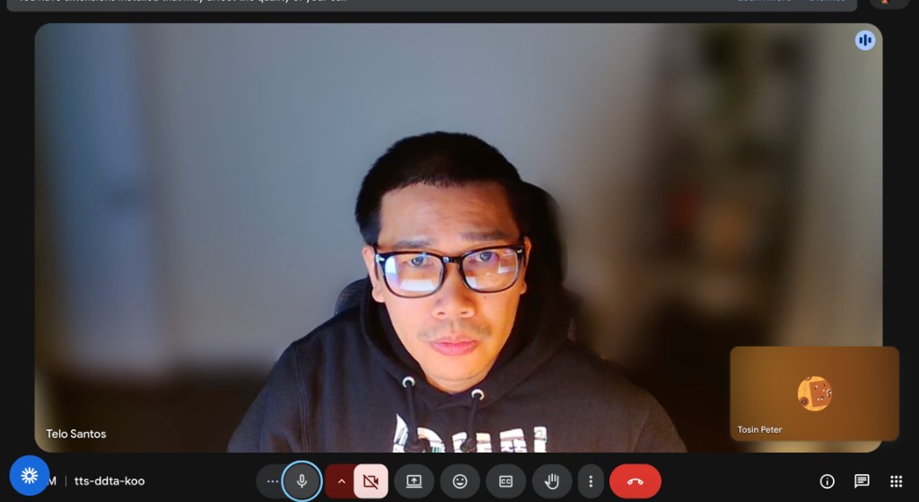 Call with Telo Santos