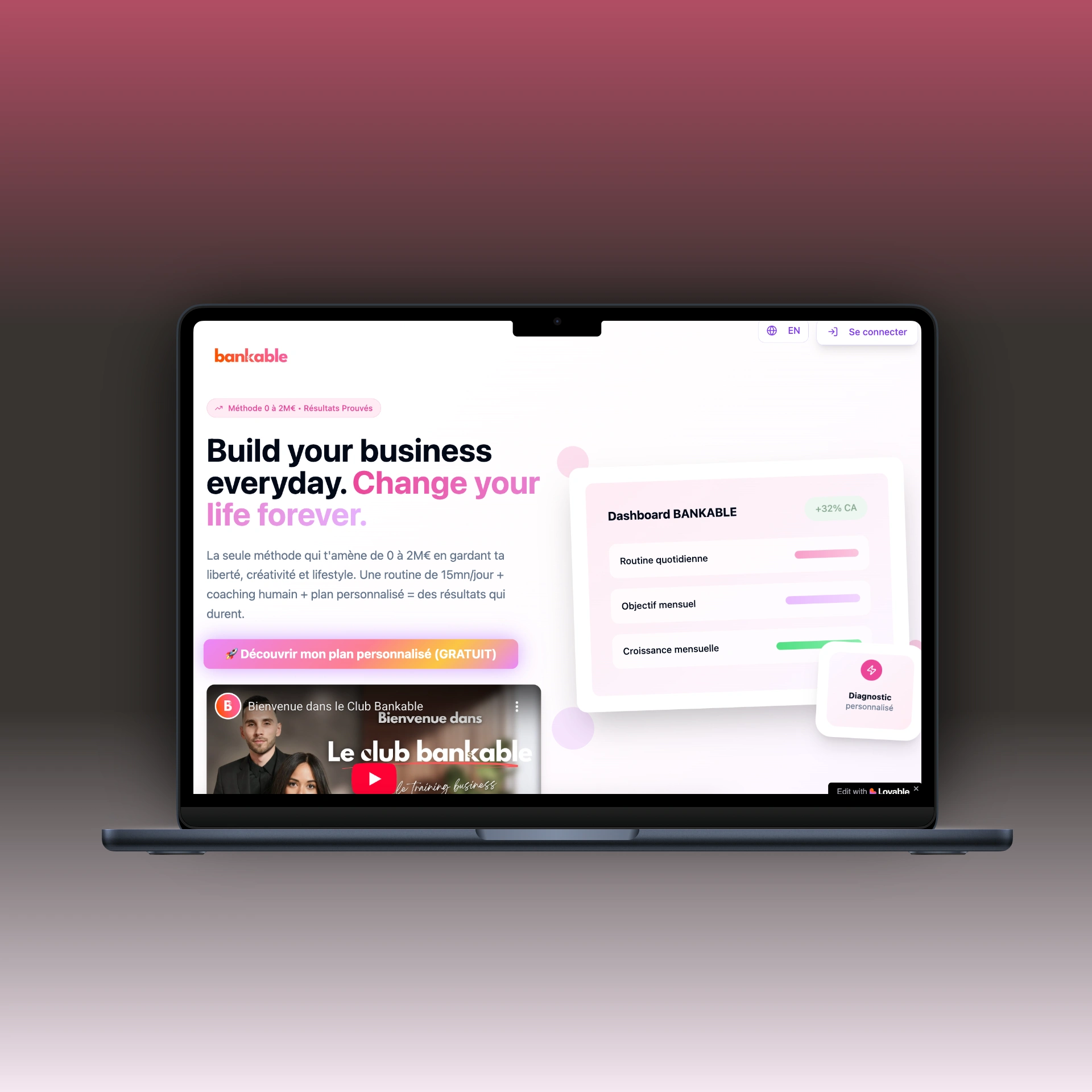 Bankable project screenshot