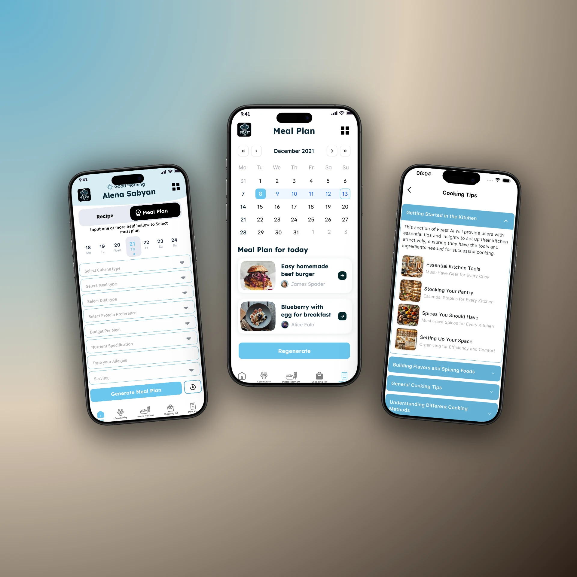 AI Recipe Generator project screenshot